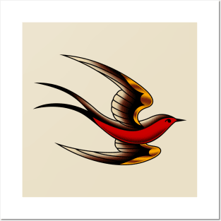 2019 American Traditional Swallow Posters and Art